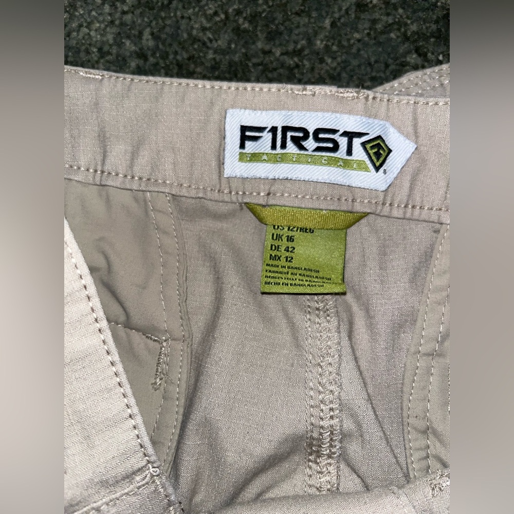 First Tactical Cargo Pants Khaki US 12/REG Women’s - Picture 5 of 5